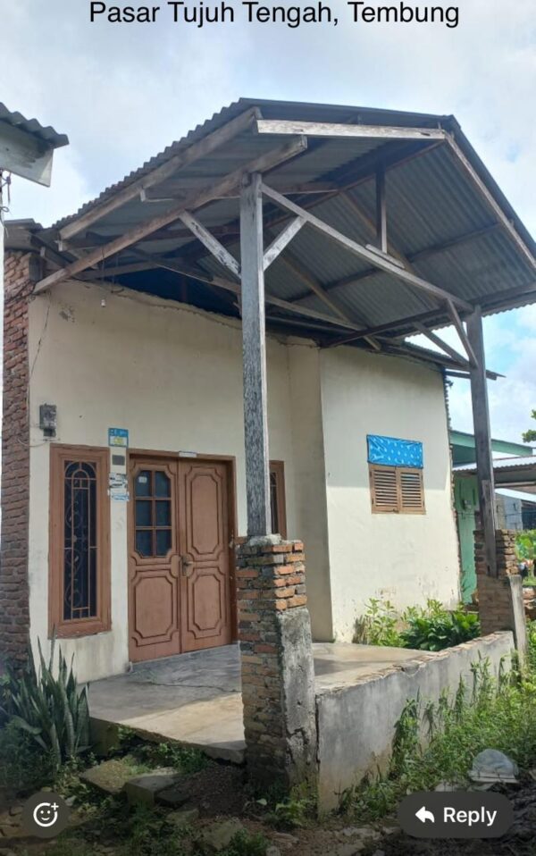 Rumah SHM Rp 150 Juta – Jl. Pasar Tujuh Tengah, Tembung
